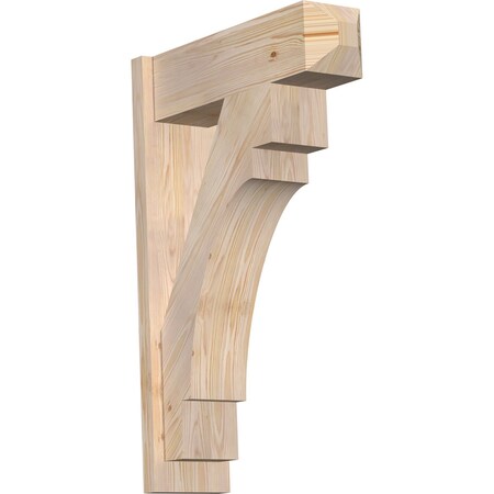 Ekena Millwork Merced Smooth Craftsman Outlooker, Douglas Fir, 7 1/2"W x 24"D x 36"H OUT08X24X36MRC04SDF
